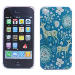 iPhone 4 4S Reindeer Design Hard Case (Reindeer)